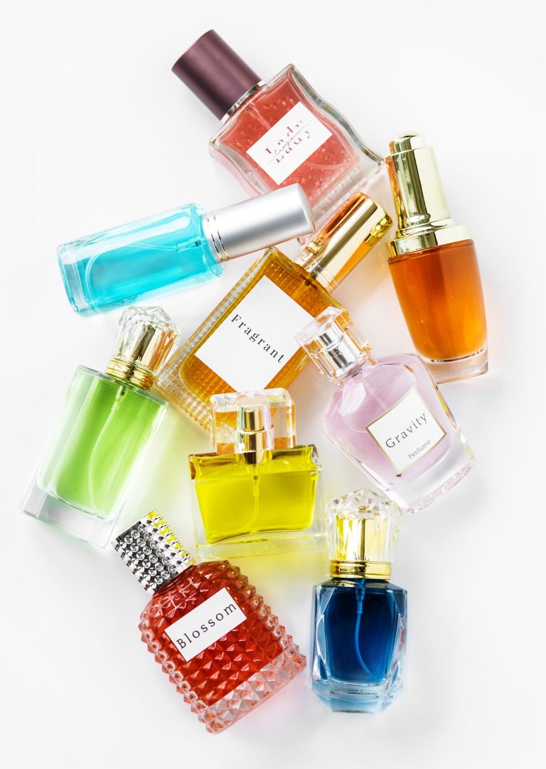 a collection of different perfumes