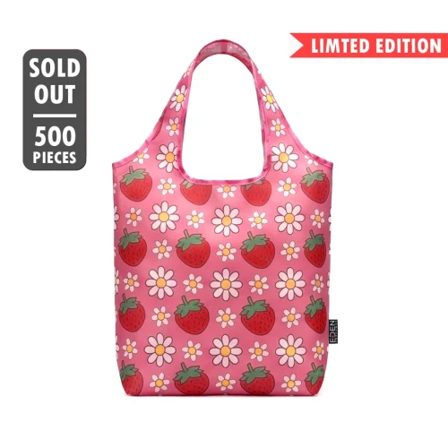 Strawberry Picnic - Limited Edition Reusable Eden Tote Bag