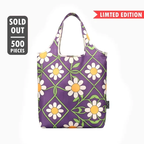 Royal Daisies - Limited Edition Reusable Eden Tote Bag